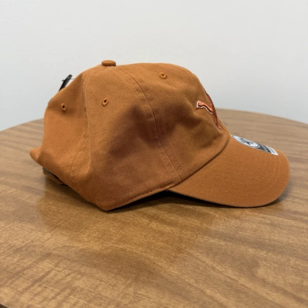 '47‎ Brand Clean Up Detroit Lions Burnt Orange/Khaki Dad Hat Cap NFL Adjustable